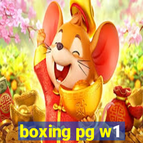 boxing pg w1